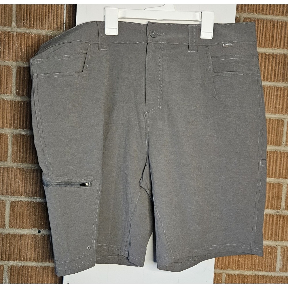 SIMMS Men's Simms Challenger Shorts Grey‎ / Beige Size 40
